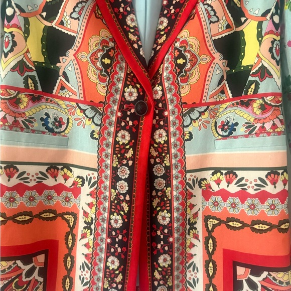 Alice & Olivia Nate Euphoria Colorful Women's Jacket/Blazer EUC size Small - Picture 3 of 6